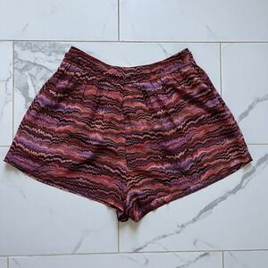 Ulla Johnson Alina Short Purple Sapphire marbled print sz 8